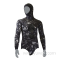 Lycra Two-Piece Camouflage Diving hunting hooded wetsuits